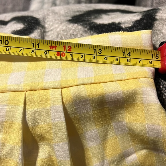 NWT Anthropologie Hutch Pleated Gingham Shorts - Picture 12 of 13